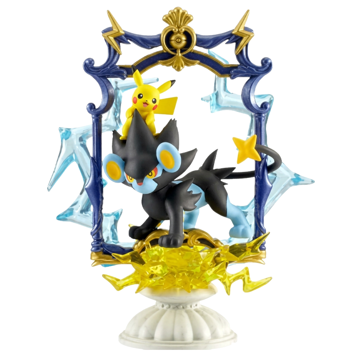 Re-Ment Pokémon Decorative Frame Collection 2 - Pikachu & Luxray