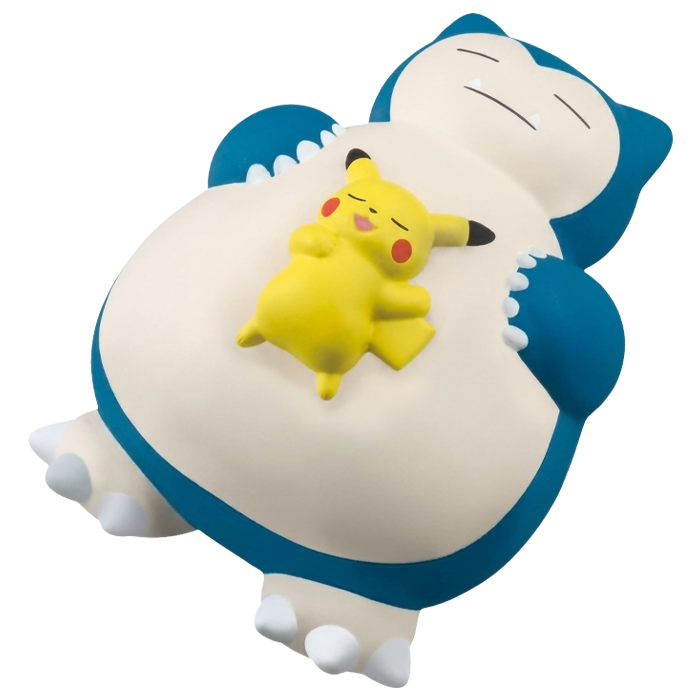 Bandai - 30th Anniversary Finger Puppet Pokémon Kids Vol. 3 - Pikachu & Snorlax