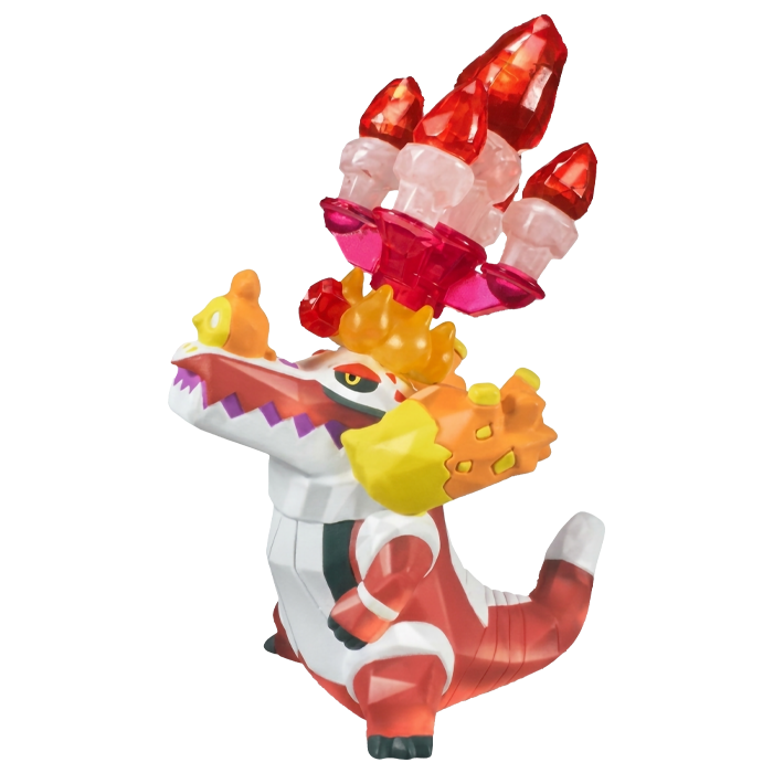 Bandai - Finger Puppet Terastal Pokémon Kids - Skeledirge teratipo Fuoco