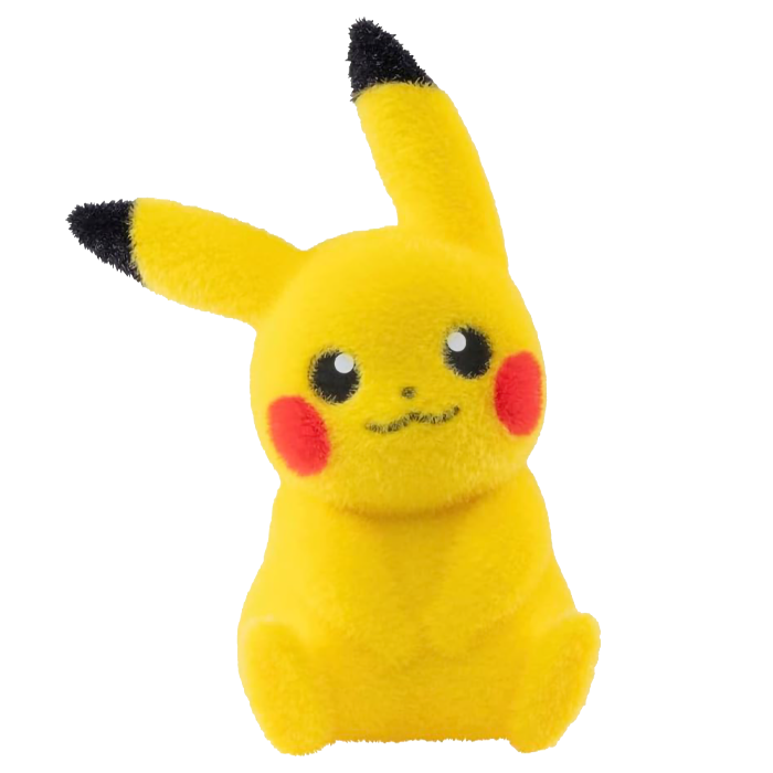 Takara Tomy - Pokémon 30th Anniversary - Pikachu Pokéfuwa Flocked