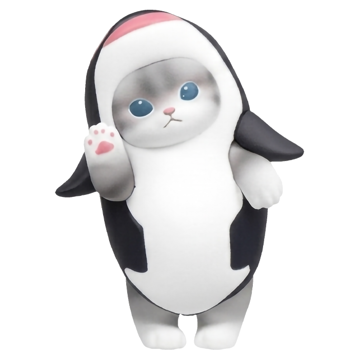 Mofusand - Cat shark gashapon figure - Orca