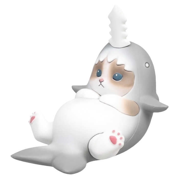 Mofusand - Cat shark gashapon figure - Squalo Sega