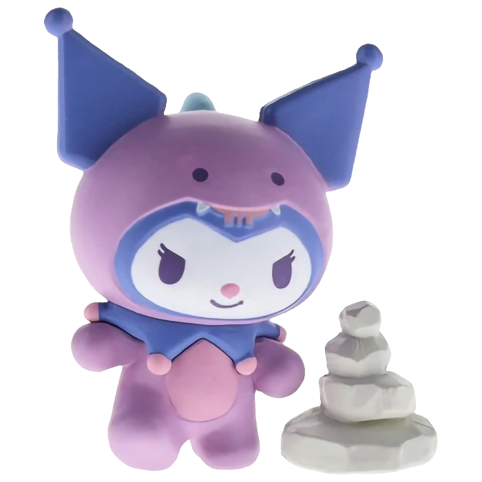 Sanrio - Dinosaurs figure - Kuromi