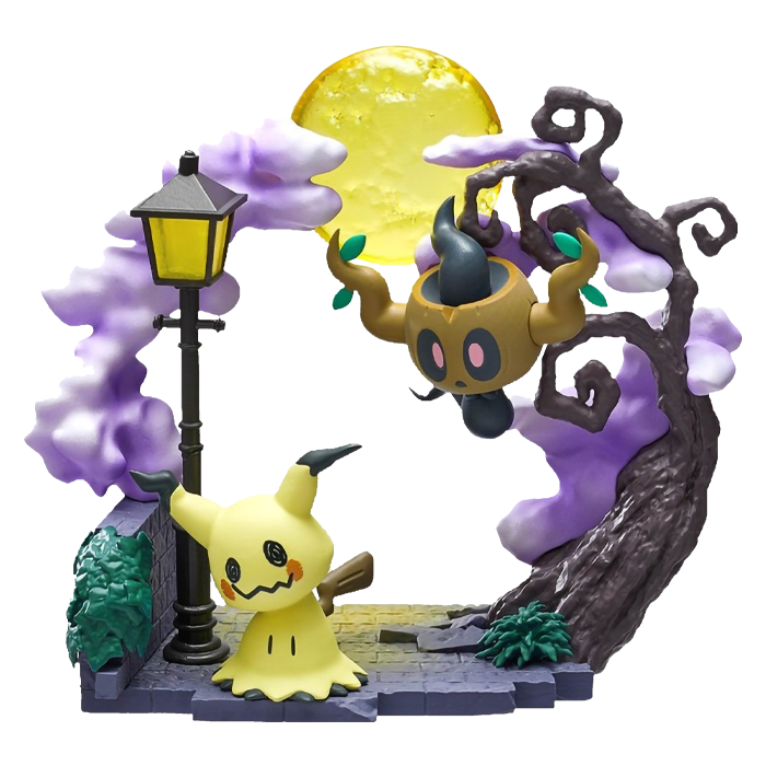 Re-Ment Pokémon Circular Diorama 2 - Mimikyu & Phantump