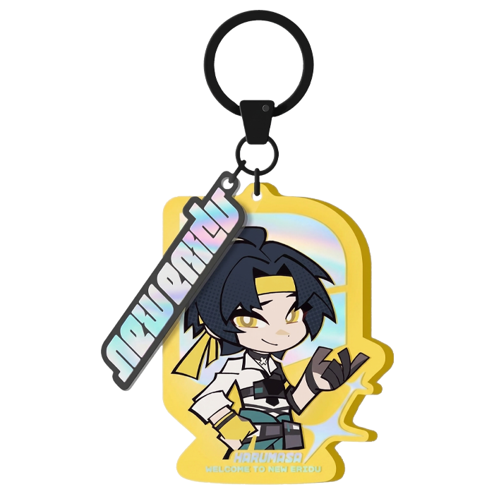 Zenless Zone Zero - Acrylic Keychain Harumasa Chibi Version