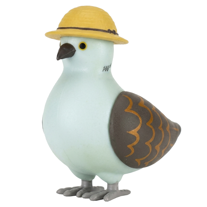 Kitan Club - Hato Hatto Pigeon Gashapon - Piccione Paglia