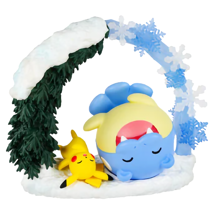 Re-Ment Pokémon Circular Diorama - Pikachu & Spheal