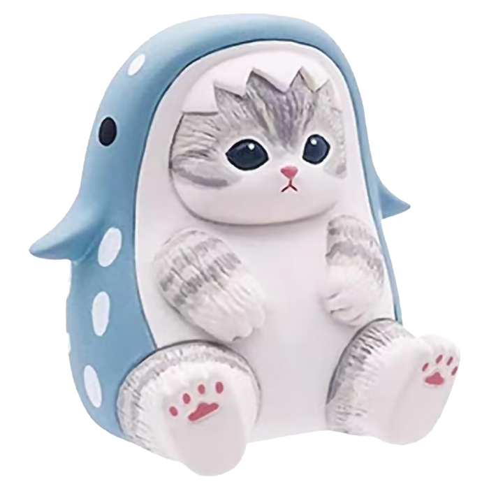 Mofusand - Cat Marine Creature gashapon figure - Squalo Balena
