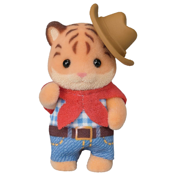 EPOCH - Sylvanian Families Baby Adventure Series - Tigre (Cowboy)