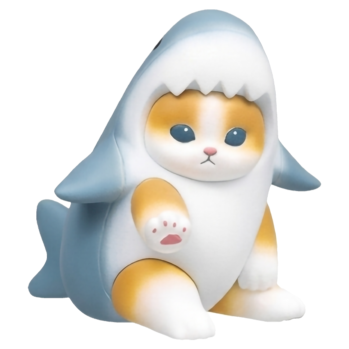 Mofusand - Cat shark gashapon figure - Squalo