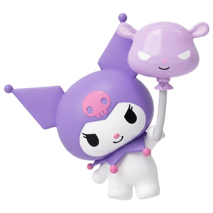 Sanrio - Balloon Adventure Bean Series Keychain - Kuromi