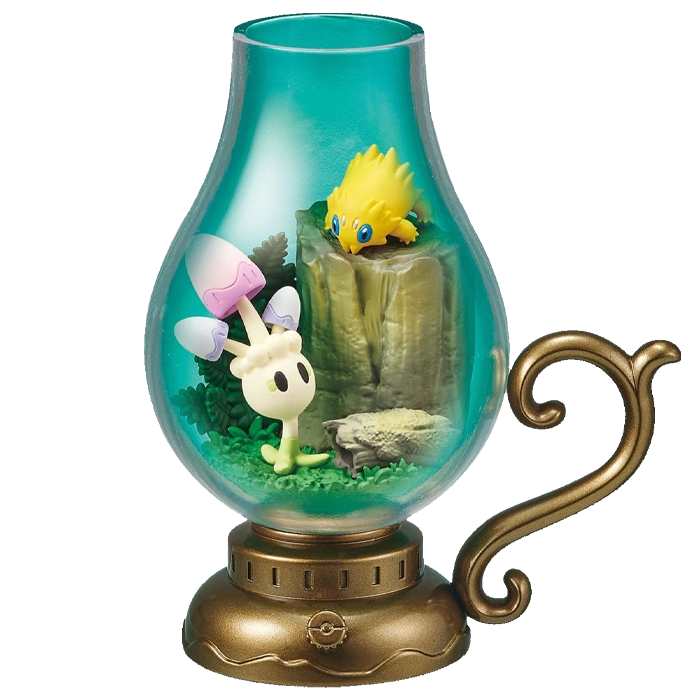 Re-Ment Pokémon Lantern Diorama - Morelull & Joltik