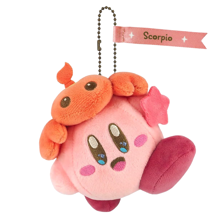 Sanei Boeki - Peluche Portachiavi Segni Zodiacali - Kirby Scorpione