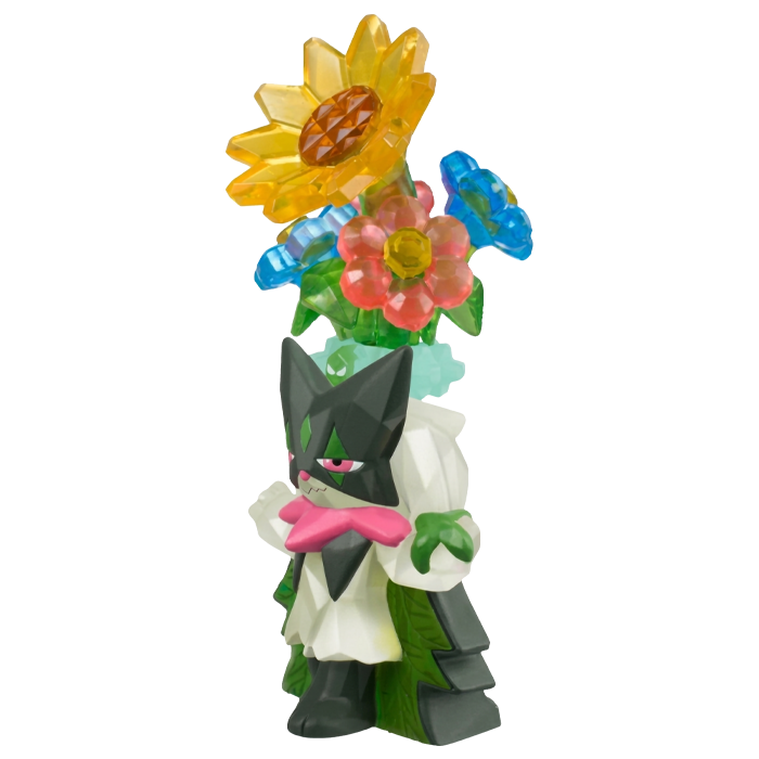 Bandai - Finger Puppet Terastal Pokémon Kids - Meowscarada teratipo Erba
