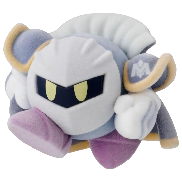 Bandai - Kirby Pupu Doo Flocked Figure - Meta Knight