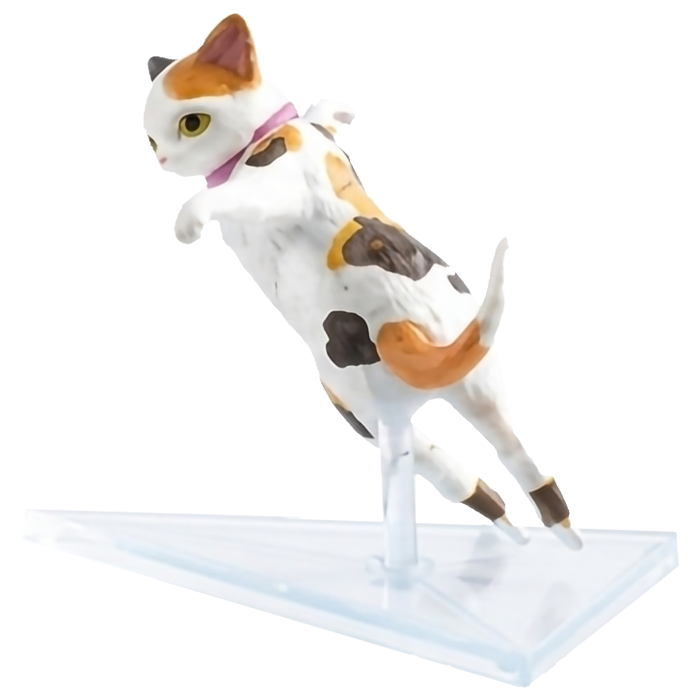 Yell - Cats on the silver ice Gashapon - Gatto calico