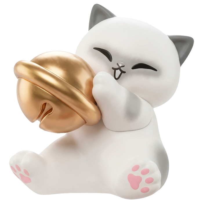 Funism - Mofusand Lucky Cat Series - Gatto con Campanella