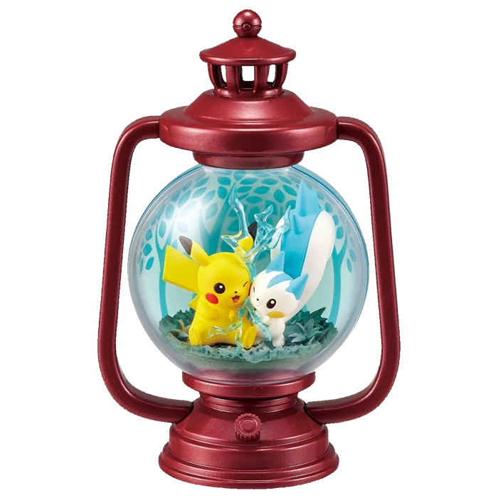 Re-Ment Pokémon Lantern Diorama - Pikachu & Pachirisu