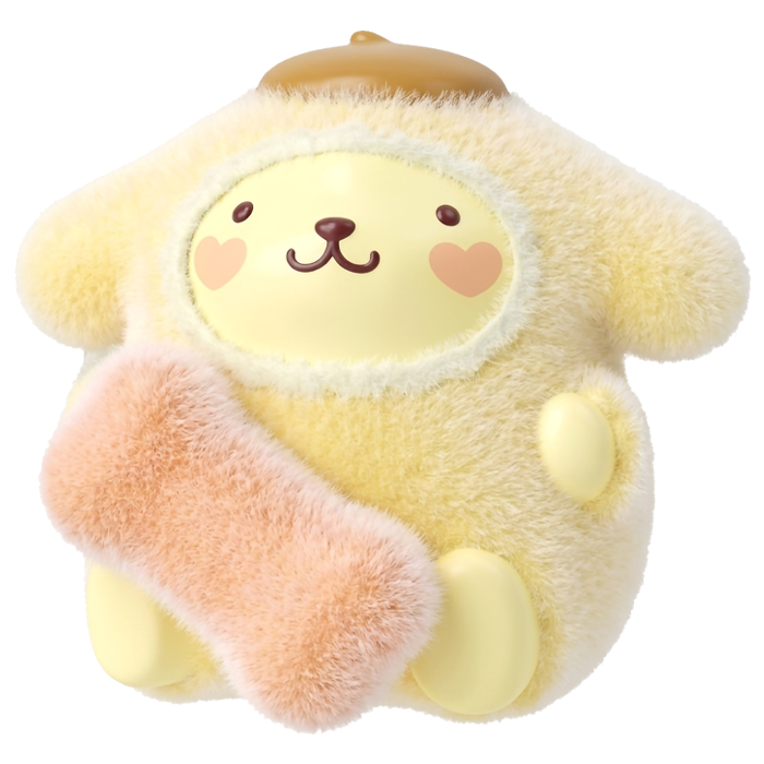 Sanrio - Fluffy Little Darling Mini Bean Series - Pompompurin