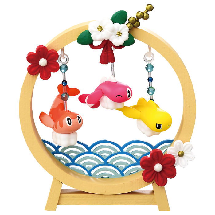 Re-Ment Pokémon Fluffy Flowy Decoration - Tatsugiri