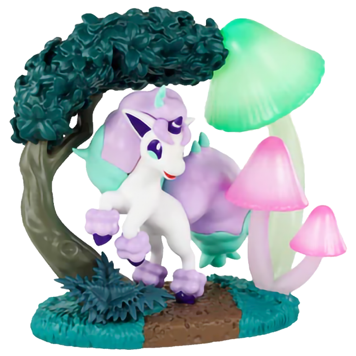 Re-Ment Pokémon Circular Diorama - Ponyta di Galar