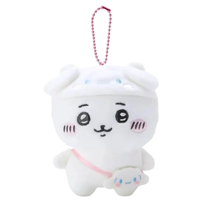 Chiikawa x Sanrio - Peluche Keychain - Chiikawa