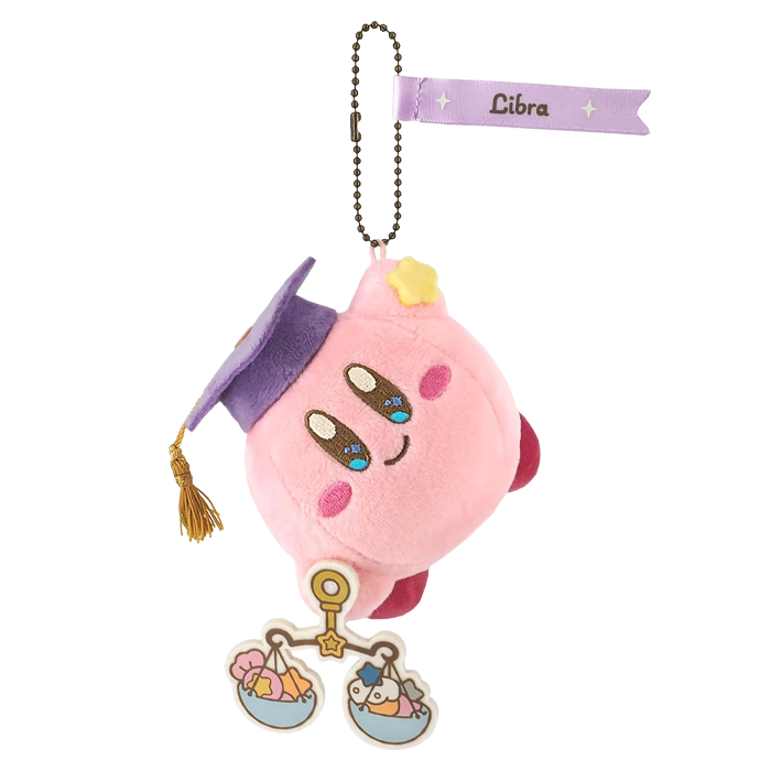 Sanei Boeki - Peluche Portachiavi Segni Zodiacali - Kirby Bilancia