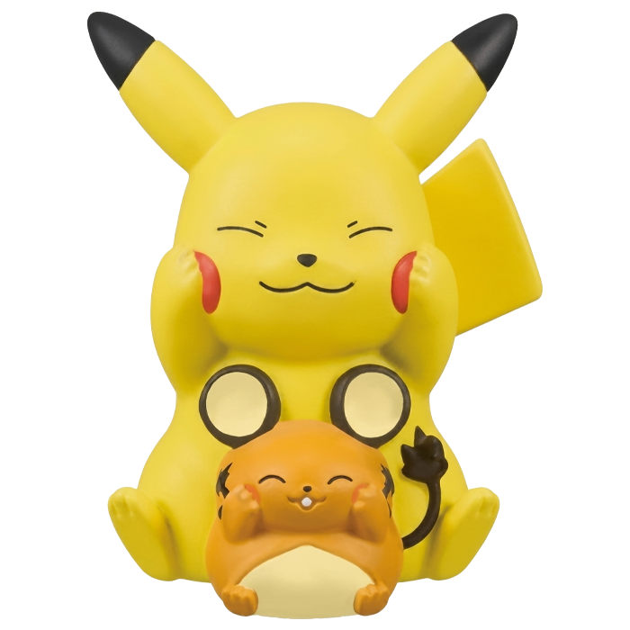 Bandai - 30th Anniversary Finger Puppet Pokémon Kids Vol. 2 - Pikachu & Dedenne
