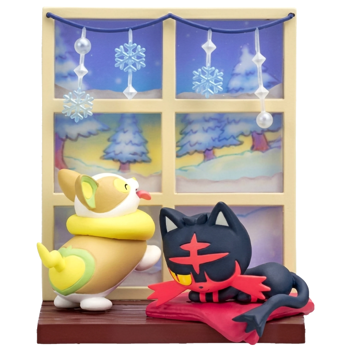 Re-Ment Pokémon Windowsill Collection - Yamper & Litten