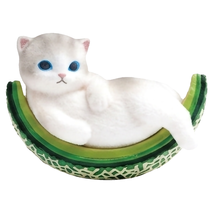 Mofusand - Cat fruit gashapon figure - Melone