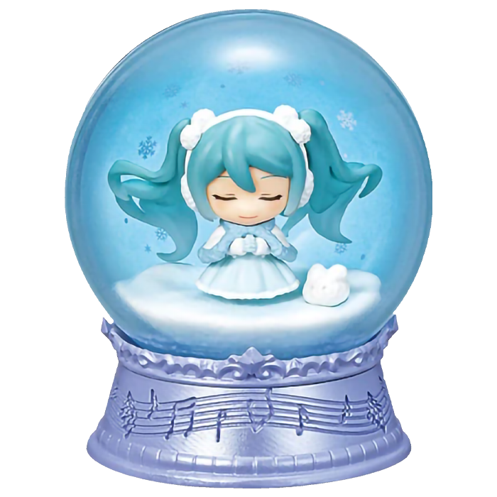 Re-Ment - Hatsune Miku Scenery Dome - Wish on a winter Night
