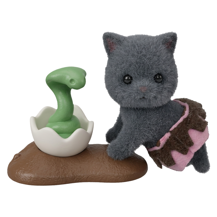EPOCH - Sylvanian Families Baby Adventure Series - Gatto (Secret)