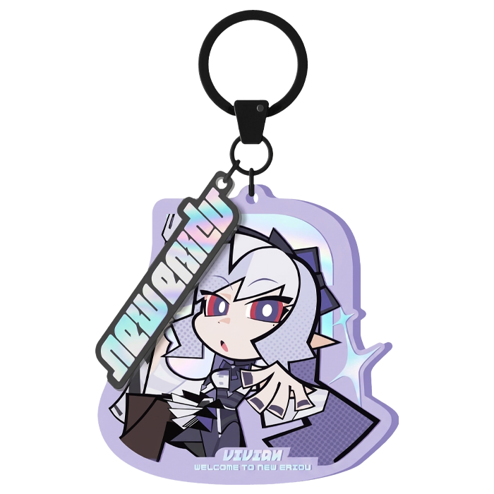 Zenless Zone Zero - Acrylic Keychain Vivian Chibi Version