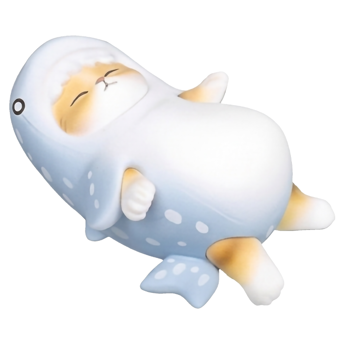 Mofusand - Cat shark gashapon figure - Squalo Balena