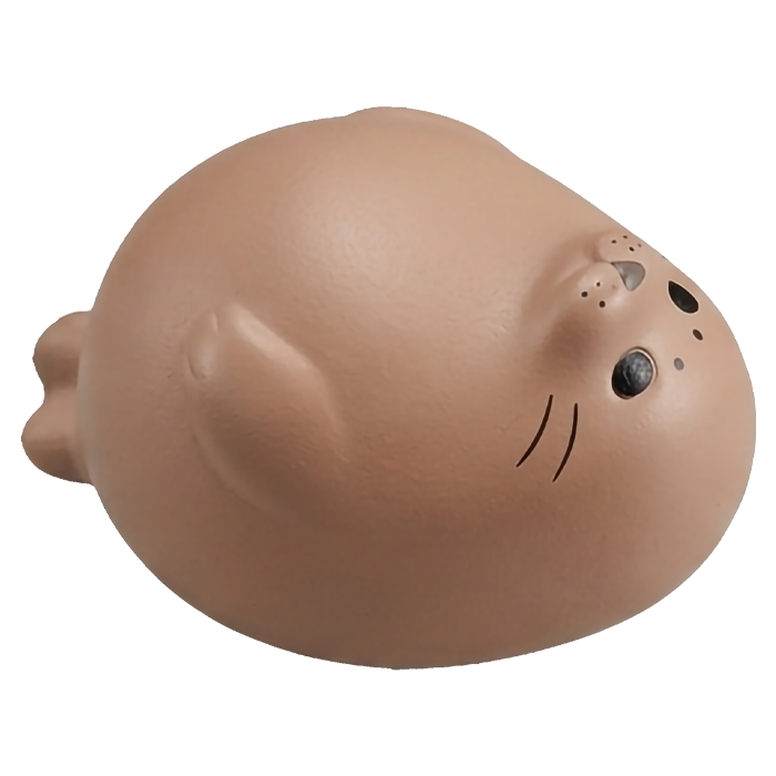 Yell - Gashapon Powatto Azarashi Light - Foca marrone luminosa